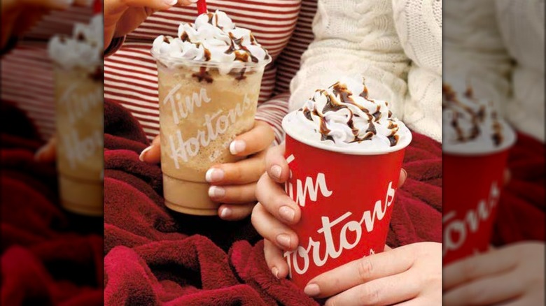 Tim Hortons peppermint latte