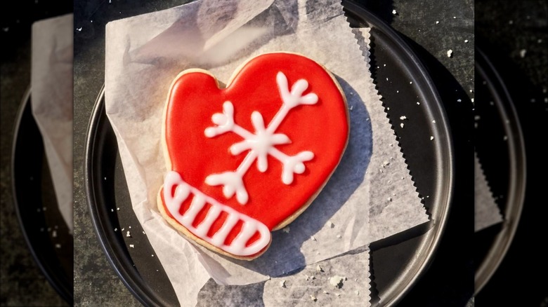 panera bread red mitten cookies