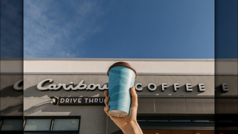 Caribou Coffee hot drink