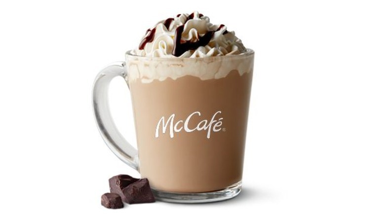 McDonald's hot chocolate in mug