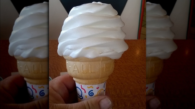 A&W's Signature Soft Serve ice cream cone