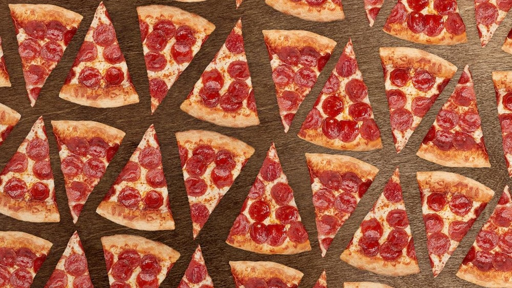 Pizza Hut's pepperoni pizza slices