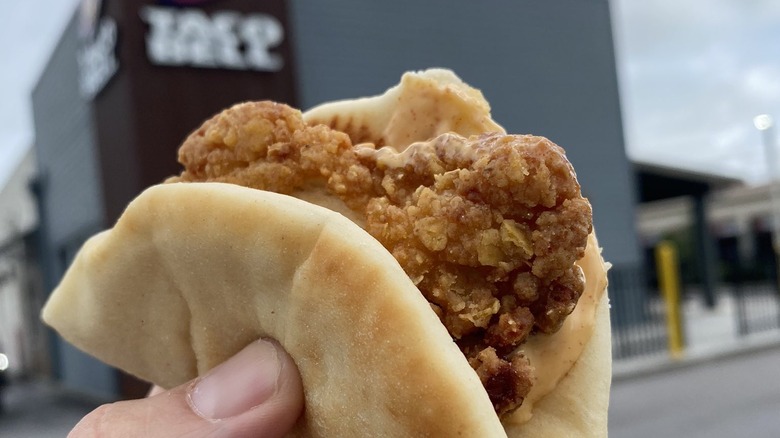 Taco Bell Crispy Chicken Sandwich Taco