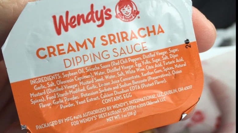 Wendy's Creamy Sriracha 