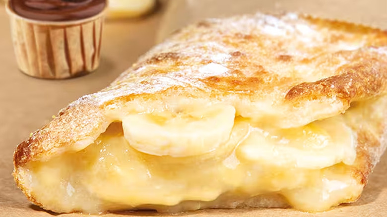 Domino's banana dessert calzone