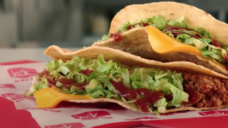 Jack in the Box two tacos