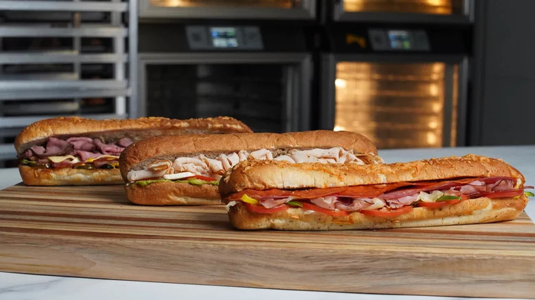 Subway Vault sandwiches