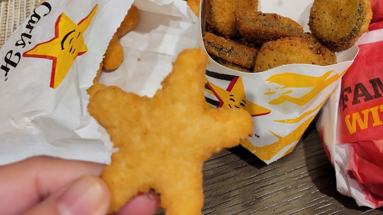 Carl's Jr. chicken stars