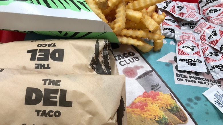 Del Taco and fries