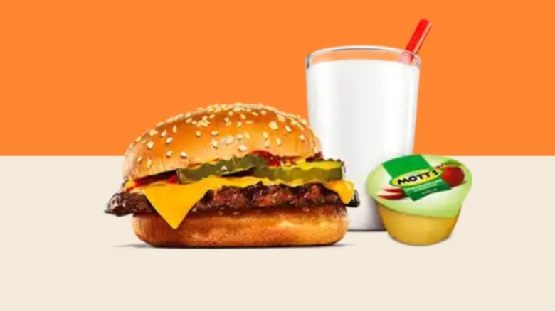 Burger King Cheeseburger King Jr. meal