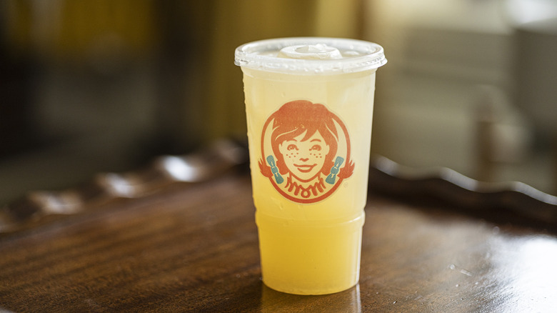 Wendy's pineapple mango lemonade