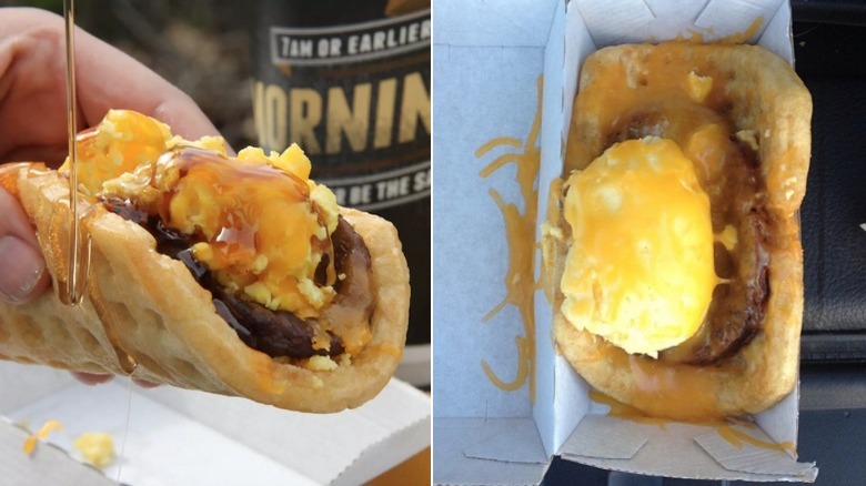 Taco Bell Waffle Taco