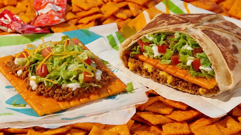 Tostada and Crunchwrap on Cheez-Its