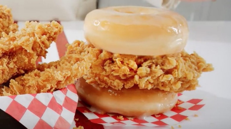 KFC Chicken & Donuts Sandwich