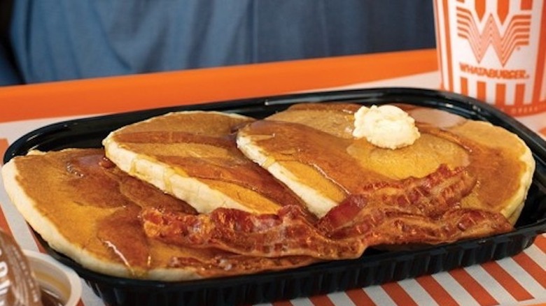 Whataburger pancake platter