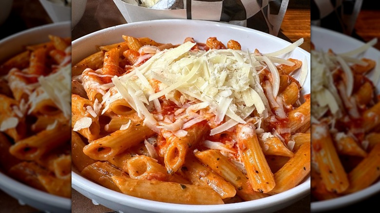 A bowl of pasta from Pastabilities