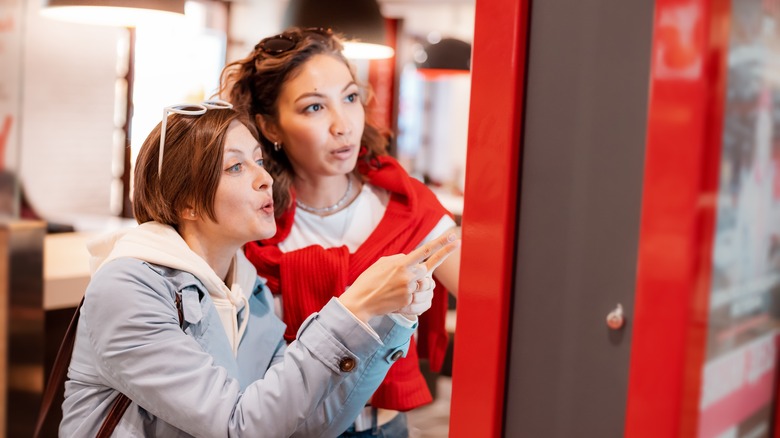 Ordering from a kiosk