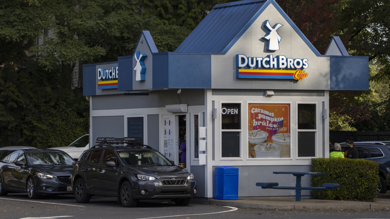 dutch bros drive-thru exterior