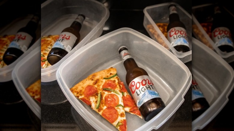 Pizza Hut and Coors light