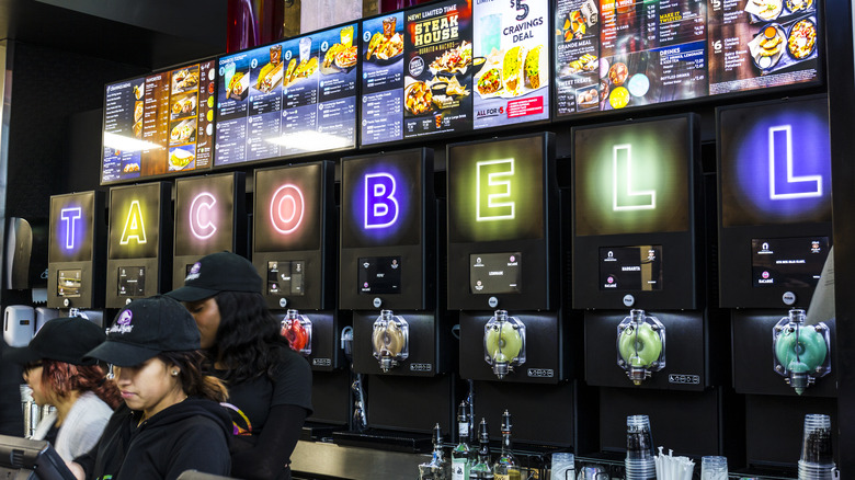 Taco Bell Cantina alcoholic drinks