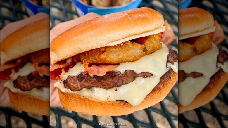 cheeseburger at Dairy Queen