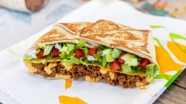 crunchwrap supreme from Taco Bell