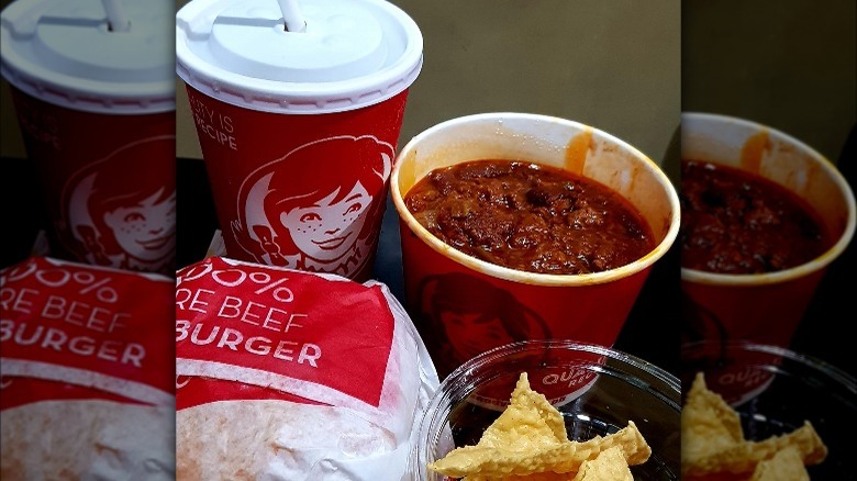 chili meal from Wendy's