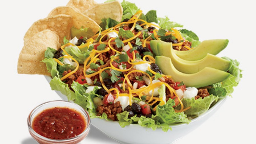 Del Taco taco salad