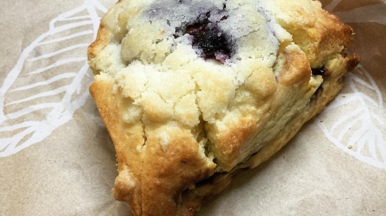 Blueberry scone from Starbucks 