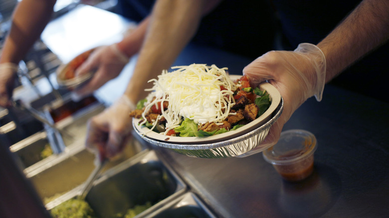 Chipotle burrito bowl