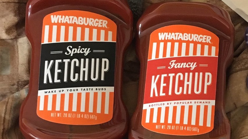 Whataburger ketchup and fidget spinners