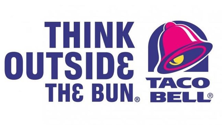 Think outside the bun slogan