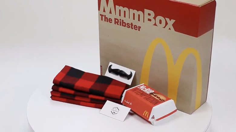 McDonald's Ribster subscription box