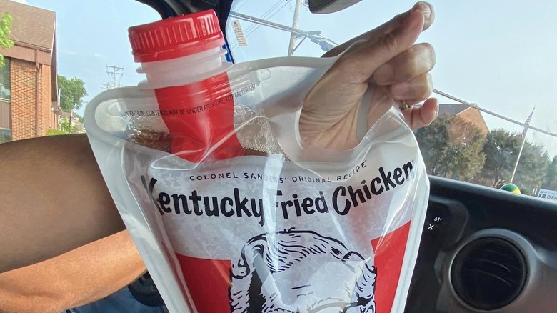 Bagged sweet tea from KFC