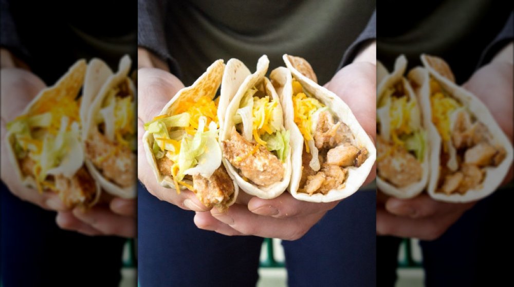 Del Taco chicken tacos