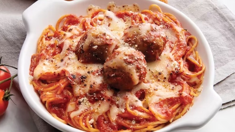 Baked Spaghetti with Meatballs