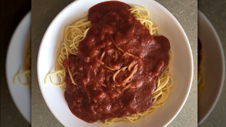 bowl of Spaghetti with Marinara