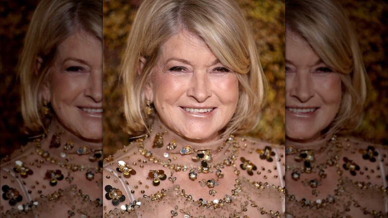 Martha Stewart smiling at camera