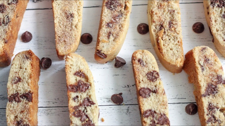 Chocolate chip mandel bread