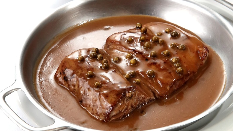 steak au poivre