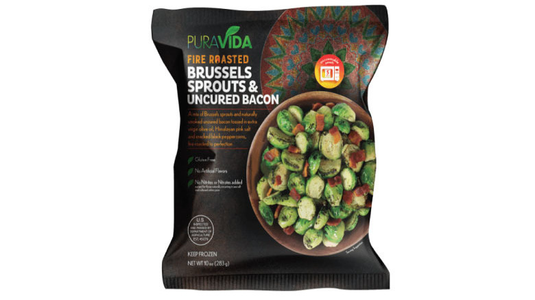 Pura Vida Foods Brussels sprouts and bacon