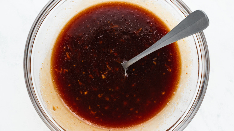 marinade in bowl