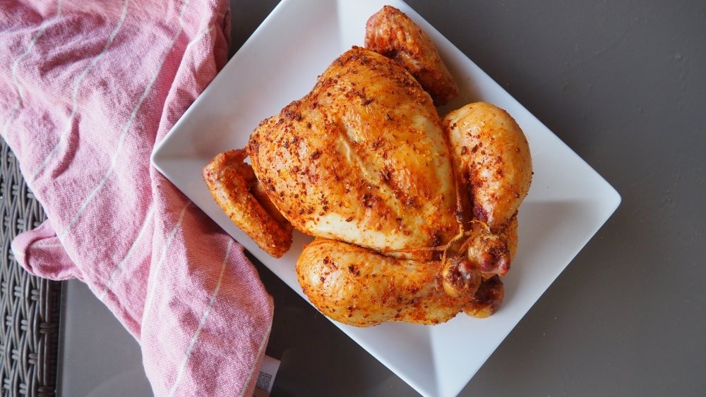 homemade rotisserie chicken