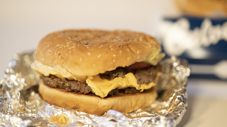 Five Guys cheeseburger