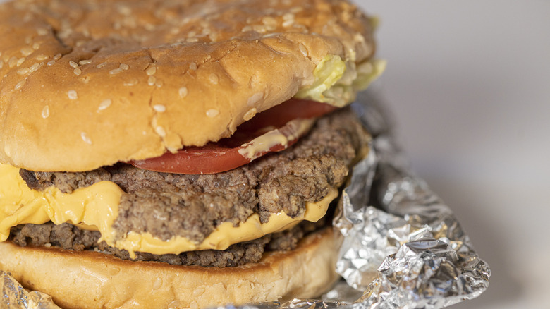 Five Guys cheeseburger