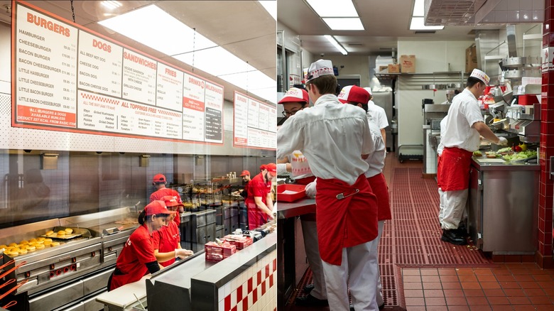 Five Guys interior