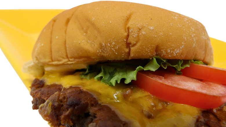 Shake Shack burger on a plate