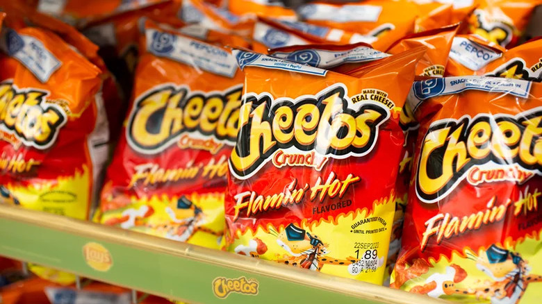 Flamin' Hot Cheetos in store display 