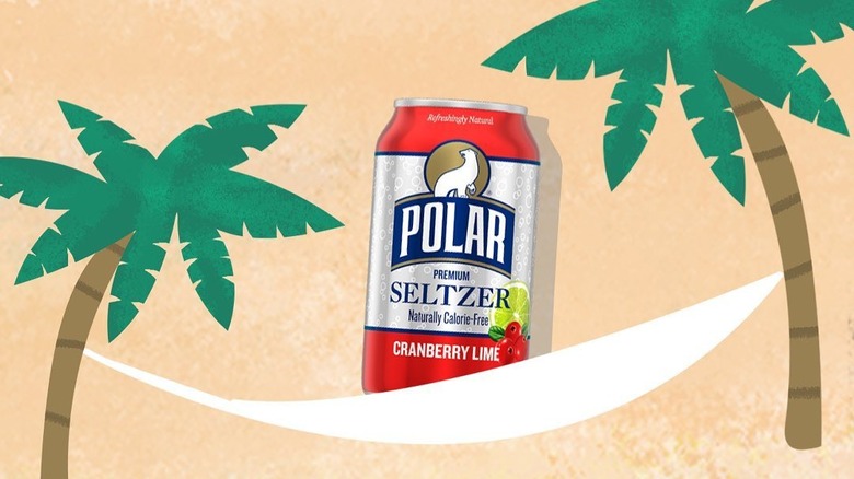 Cranberry Lime Polar Seltzer