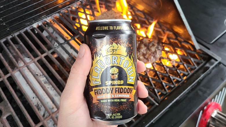 fidddy fidddy Flavortown spiked punch with grill